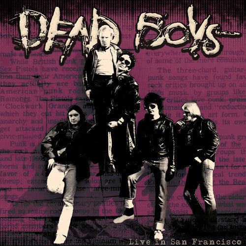 Dead Boys- Live in San Francisco - Purple Marble