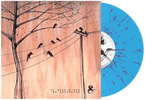 Of Mice & Men- AD Infinitum 10" (Indie Exclusive) (Cyan w/ Grimace Purple Splatter Vinyl)