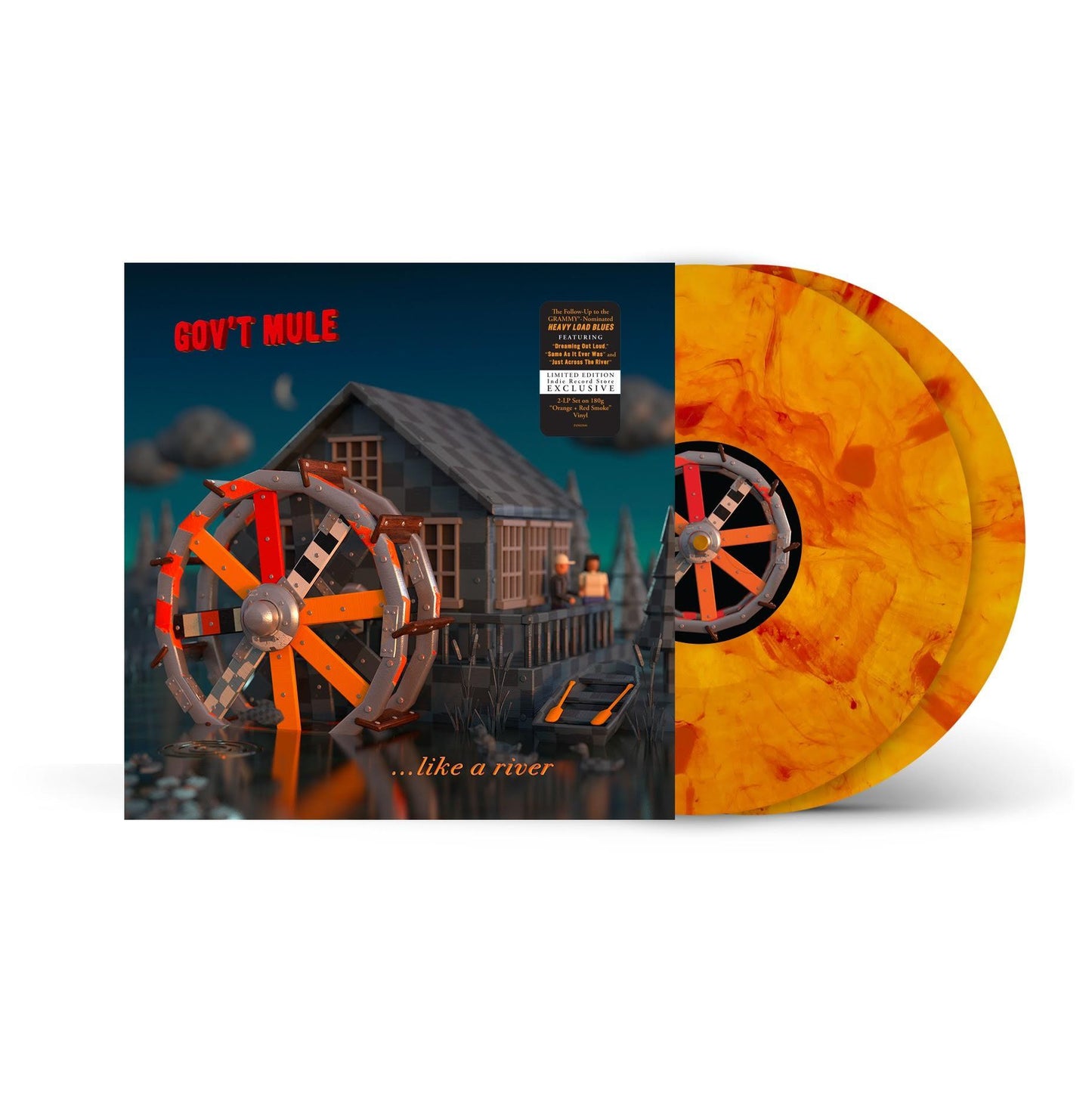 Gov't Mule- Peace... Like A River (Indie Exclusive Orange & Red Vinyl)