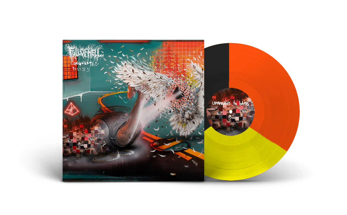 Full Of Hell- Coagulated Bliss (Black/Orange/Yellow Tri-Color)