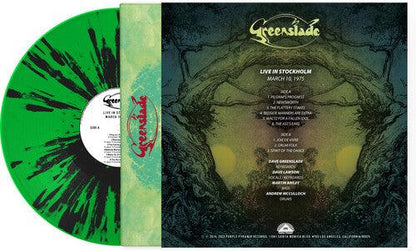 Greenslade- Live In Stockholm - March 10th, 1975 - Green/Black Splatter