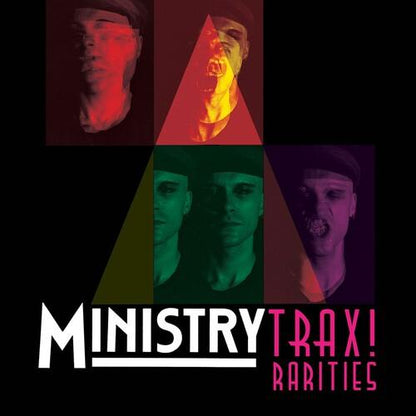 Ministry- Trax Rarities - Black/white/magenta Splatter