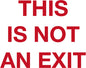 The Backfires- This Is Not An Exit - Translucent Blood Red