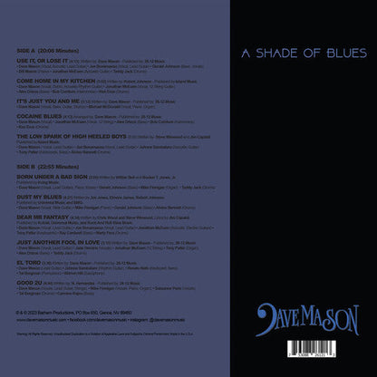Dave Mason- A Shade of Blues - Blue