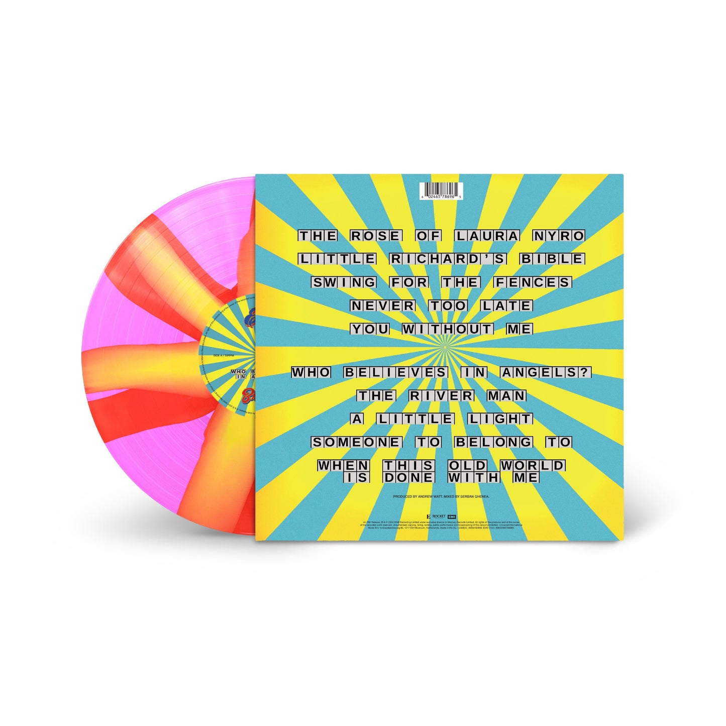 Elton John & Brandi Carlile- Who Believes in Angels? [Pink Spiral LP] (Indie Exclusive)