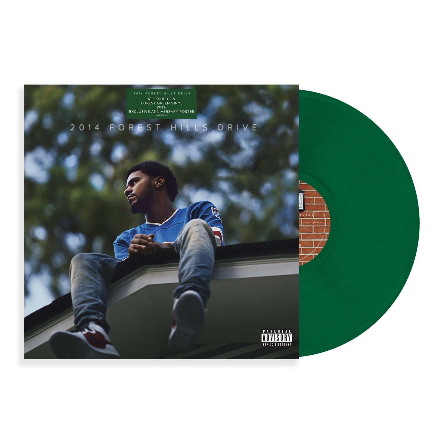 J. Cole- 2014 Forest Hills Drive (10 Year Anniversary) [Forest Green 2 LP] (Indie Exclusive) (DAMAGED)