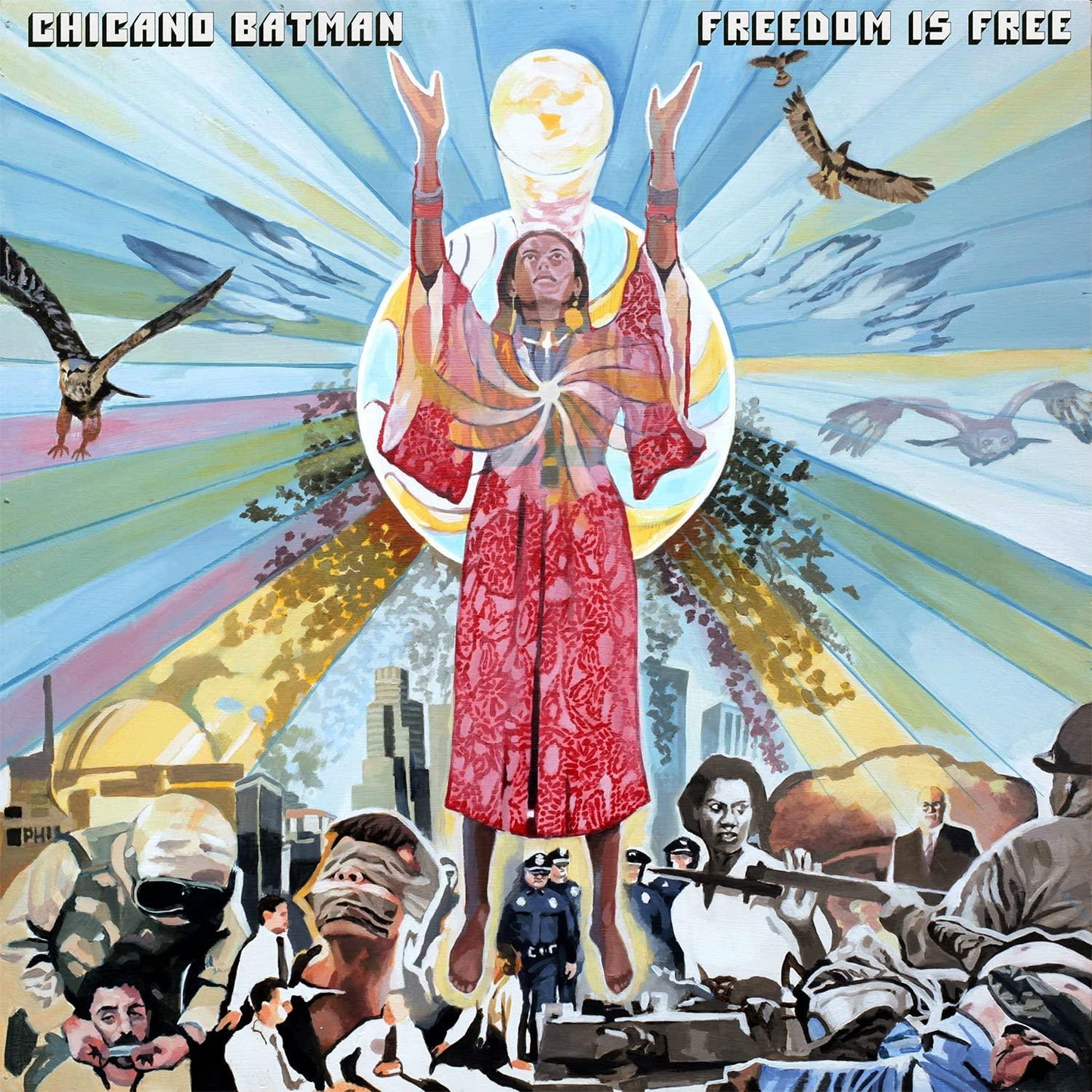 Chicano Batman- Freedom Is Free (Pink & Blue Splatter Vinyl)